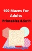 Thumbnail 100 Mazes For Adults Printable 8.5x11 With Solutions Thumbnail 100 Mazes For Adults Printable 8.5x11 With Solutions