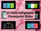 Thumbnail 20 Editable Table Infographics Powerpoint Slides Thumbnail 20 Editable Table Infographics Powerpoint Slides