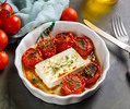 Thumbnail Baked Feta Cheese and Tomatoes Thumbnail Baked Feta Cheese and Tomatoes