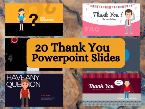 Product picture 20 Editable Thank You Powerpoint Slides