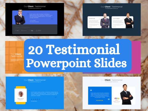 Product picture 20  Editable Testimonial Powerpoint  Slides