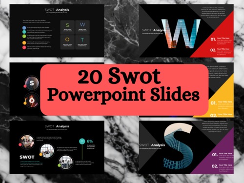 Product picture 20  Editable Swot Powerpoint Slides