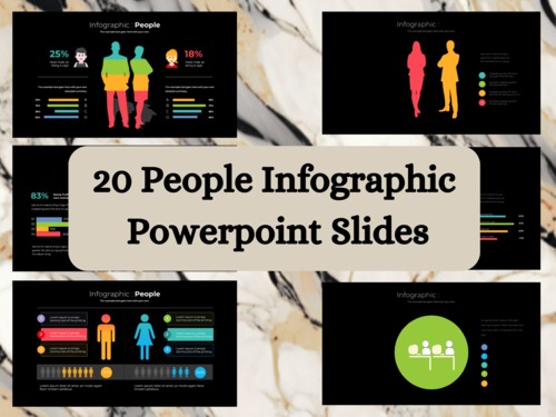 Product picture 20 Editable People Infographic Powerpoint Slides