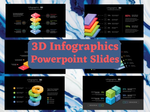 Product picture 20 Editable 3D Infographics Powerpoint Powerpoint Slides