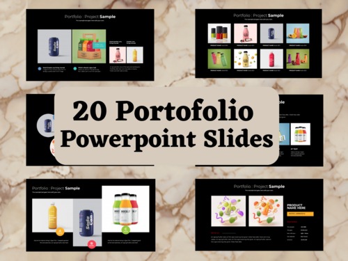 Product picture 20 Editable Portofolio Powerpoint Slides