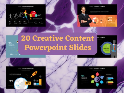 Product picture 20 Editable Creative Content Powerpoint Slides