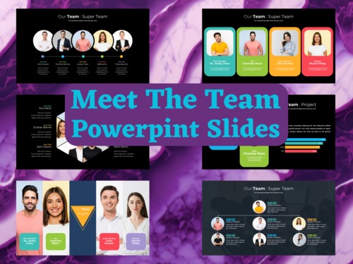 Product picture 20 Editable Meet The Team Powerpoint Slides