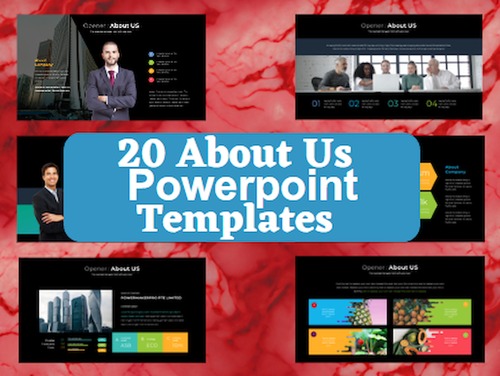 Product picture 20 Editable About Us Powerpoint Slides