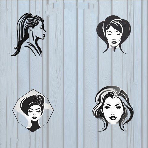 Product picture 4 Hair Stylist Logos Bundle