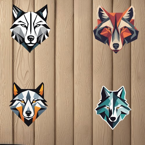 Product picture 4 Wolf head Logos Bundle