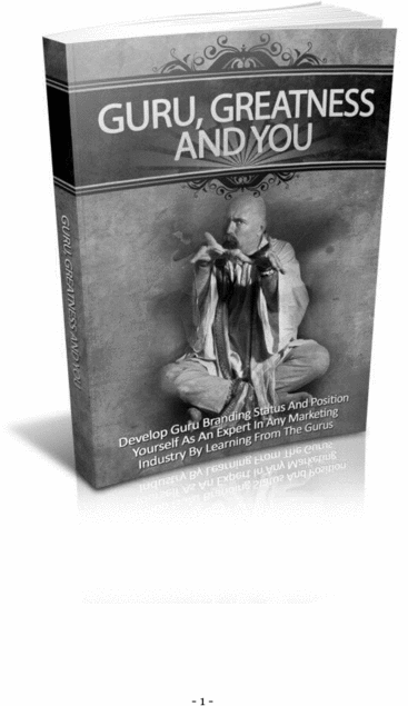 Product picture Guru, Greatness And You With Master Resale Rights